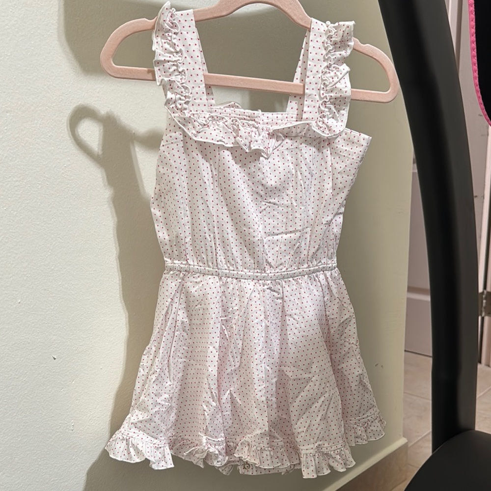 Polka Dot Ruffle Kids Dress